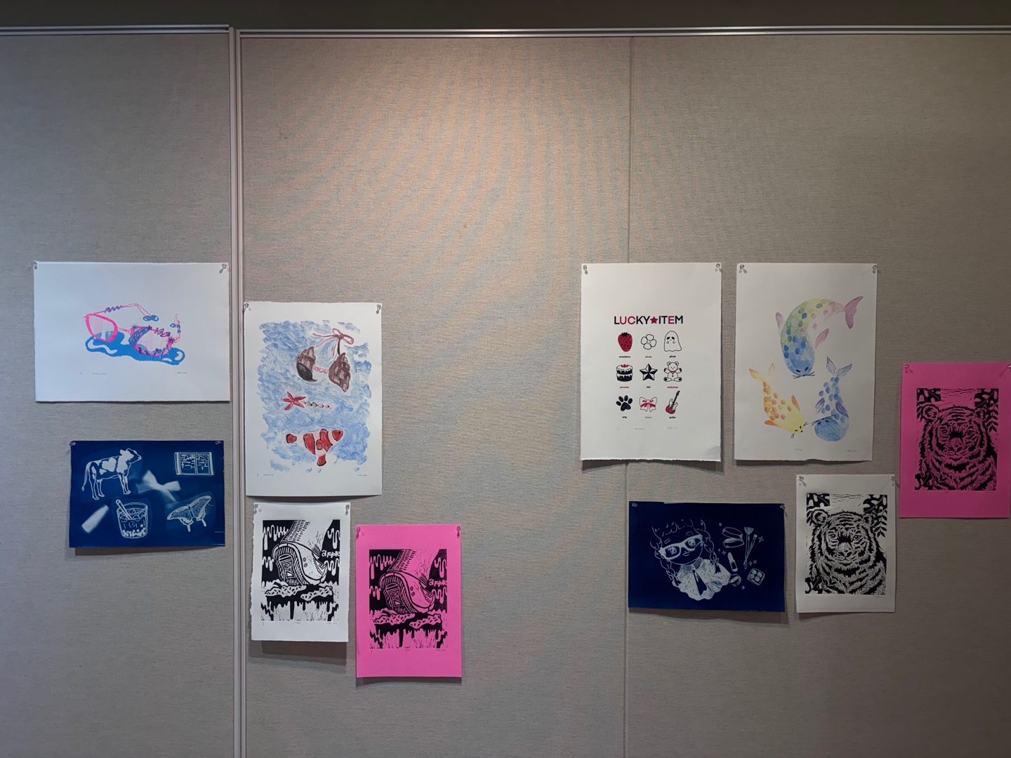 2025_계절학기 판화I 수업展 「여름 한 조각」